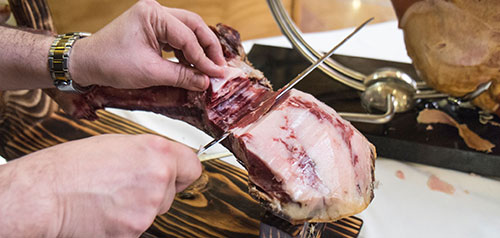 Spanish ham cutters
